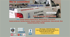 Desktop Screenshot of pestanators.com